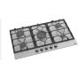 Teva Gas Built-in Hob, 90 cm, 5 Burners, Stainless Steel - RT041