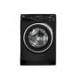 Zanussi SteamMax Inverter Front Load washing Machine, 8 KG, Black- ZWF8241BS7