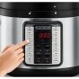 Black + Decker Electric Pressure Cooker, 10 Liters, 1350 Watt, Black and Silver - PCP1010-B5