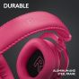 Logitech G PRO X 2 Lightspeed Wireless Gaming Headset with Microphone, 50mm Graphene Drivers, Pink - ‎981-001275