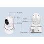 Wireless Indoor and Outdoor Security Camera, 1080P - White