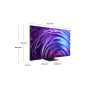 شاشة تلفزيون سامسونج 77 بوصة سمارت OLED، دقة 4K UHD، بريسيفر داخلي - 77S95DA 