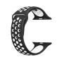 Silicone Sport Band for Apple Watch, 42mm-Black and White
