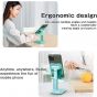 Cell Phone Stand, Adjustable Cell Phone Stand, TopACE Foldable Portable Desktop Stand, Phone Holder Stand for Desk Sturdy Aluminum Metal Stand for Phone/iPad/Kindle/Tablet/Switch (Green)