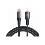 كابل USB-C الى لايتنينج جوي روم، 30 وات، 1.2 متر، اسود - SA25-CL3