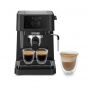 DeLonghi Stilosa Manual Espresso Machine, 2 Cups, 1100 Watt, Black - EC230.BK