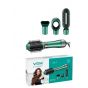 VGR 4 In 1 Hair Dryer, 1000 Watt, 2 Temperatures, Green- V-493