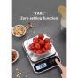 ميزان مطبخ ديجيتال، 10 كجم - فضي