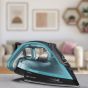 Tefal Ultragliss Plus Steam Iron, 270ml, 2800 Watt, Black and Green - FV6832E0