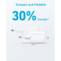 Anker 312 Wall Charger, 30 Watt, USB-C Port, Black - A2640L11