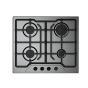 Fresh Modena Gas Built-in Hob, 60CM, 4 Burners - Stainless Steel