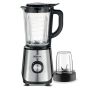 Kenwood Blender With Jar And 1 Mill, 1000 Watt, Black and Metal - BLM45.240SS