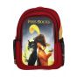 Gharibo Bags School Backpack For Boys, Puss in Boots Pattern - Dark Red