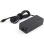 Milipow USB Type C Laptop Charger for Lenovo Laptops, 20V, 65W - Black