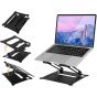 Co-Goldguard Adjustable Laptops Stand - Black