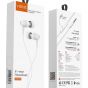 Vidvie Wired Earphones, White - HS653