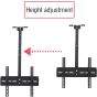 TV Ceiling Mount for 26 to 55 Inch TVs - Black