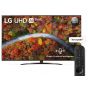 شاشة تلفزيون ال جي LED سمارت 50 بوصة، دقة 4K UHD مع ريسيفر داخلي  - 50UP8150PVB