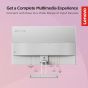 Lenovo L-Series L27i-40 27 Inch FHD IPS Ultraslim Monitor, 100Hz, ‎Cloud Grey - 67ABKAC4IN