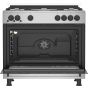 Beko Gas Cooker, 5 Burners, Stainless Steel- GGR 15115 DX NS