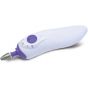 Joycare Manicure Pedicure Set with Attachments, White and Purple - JC-368