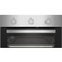 Beko Built-in Dual Fuel Oven, with Grill, 60 CM, 66 Liters, Stainless Steel - BBIH12100XC