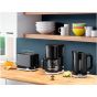 Braun Toaster, 2 Slices, 900 watt, ‎Black - ‎HT 1010 BK