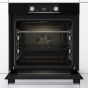 Gorenje Built In Electric Oven, with Grill, 60 CM, 77 Liters, Black - BOS6737E13BG