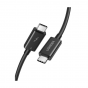 كابل USB فئة C ثاندر بولت يوجرين، 0.8 متر، اسود - US501