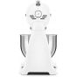 Smeg Stand Mixer With Attachments, 4.8 liters, ‎800 watts, White - SMF03WHEU