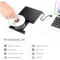Intendvision External CD DVD Drive, USB 3.0 - Black