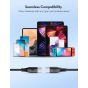 RAVPower USB-C Cable, 1.2 Meters, Black - RP-CB1029 