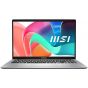 MSI Modern 15 F13MG Laptop, Intel Core i5-1335U, 512GB SSD, 8GB RAM, 15.6 Inch FHD IPS 60Hz Display, Intel Iris Xe Graphics, Dos- Urban Silver