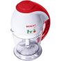 Sonai Quick Chopper, 1 Liter, 120 Watt, White and Red -  MAR-500