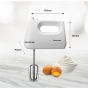 Panasonic Hand Mixer, 175 Watt, White - MK-GH3