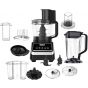 Arshia Food Processor with Attachments, 1000W, Black - FP050-3327