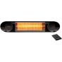 Veito Electric Heater with Remote Control. 1200 Watt, Black - Blade Mini