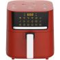 Sokany Digital Air Fryer, 6.5 Liters, 1800 Watt, Red - SK-10046