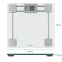 Salter Glass Electronic Digital Bathroom Scale, Silver - 9082 SV3R