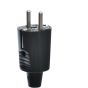 G-Power Rocket Male Plug, 16A, Black - GP129