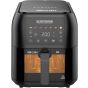 Black + Decker Digital Air Fryer, 8 Liters, 1700 Watt, Black - SAF80W-B5