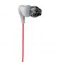 Skullcandy Method Sport Earphones, Grey and Red - S2CDY-K605