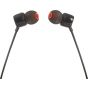 JBL T110 In-Ear Headphones, Black – JBLT110BLK
