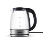Mienta Glass Kettle, 1.7 liter, Silver - EK201120A