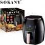 Sokany Air Fryer, 5 Liters, 1500W, Black - sk-3011