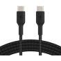 كابل فئة C إلى فئة C بيلكن للشحن، 1 متر، اسود - CAB004bt1MBK