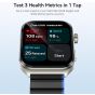 Kieslect KS2 Smart Watch - Steel Case and Black Strap