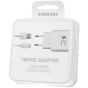 شاحن سامسونج مع كابل USB-C، ابيض - EP-TA300CWEG