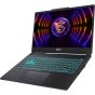 MSI Cyborg 15 A13UDX Gaming Laptop, Intel Raptor Lake i7-13620H, 512GB SSD, 16GB RAM, 15.6 Inch, FHD, IPS 144Hz, Nvidia GeForce RTX 3050 6GB GDDR6, FREEDOS - Translucent Black