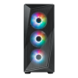 Cooler Master CMP520 ARGB Mid Tower Case, Black - CP520-KGNN-S00 With Elite Power Supply, 600 Watt - Black